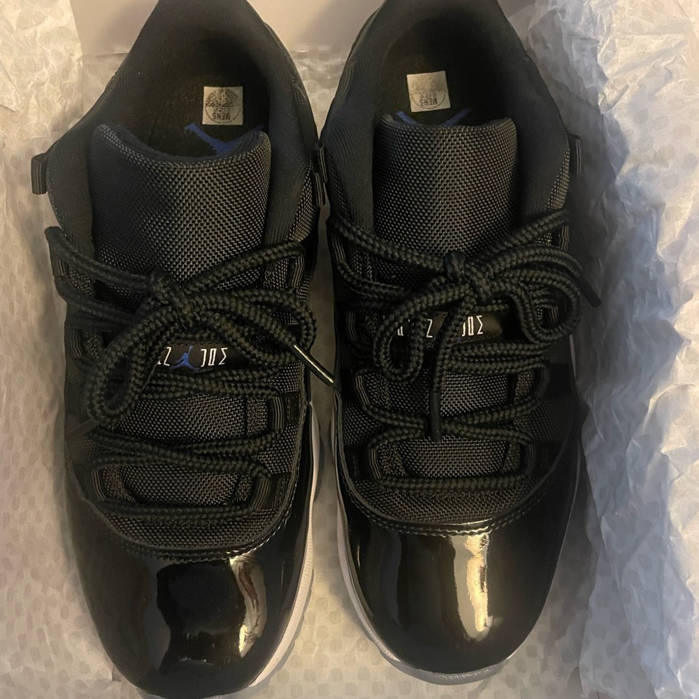 Jordan Black and White Sneakers